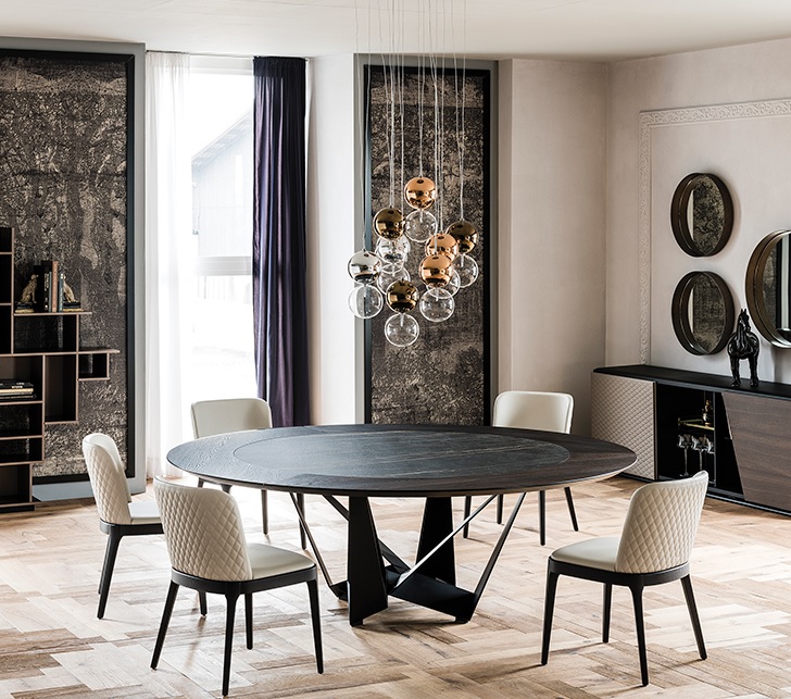 Cattelan Italia Skorpio Round Ker Wood
